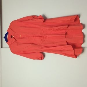 Orange high low shirt